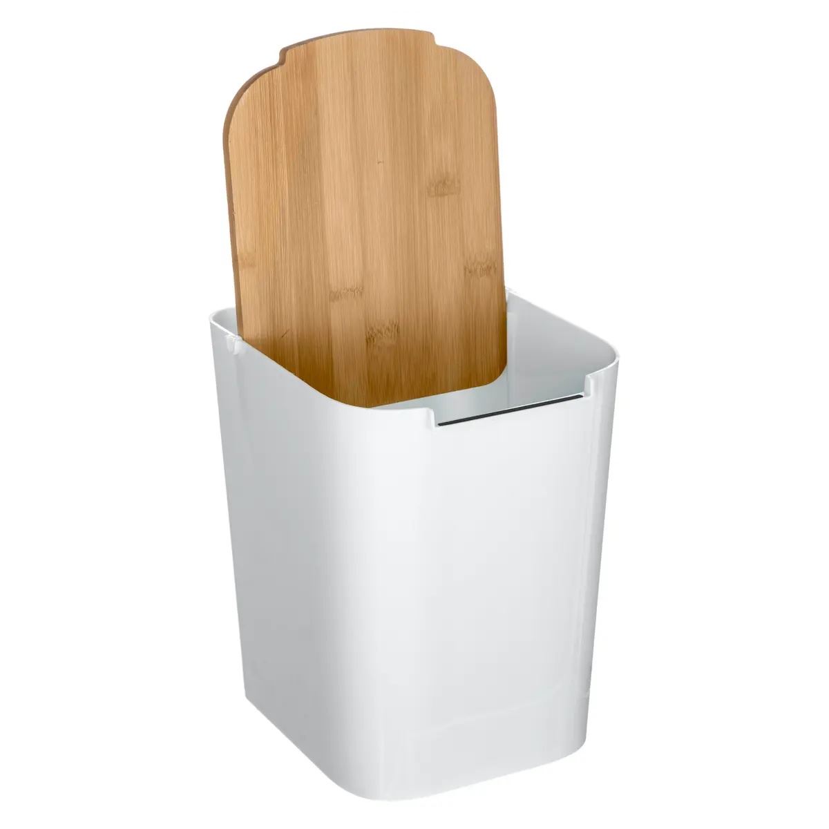 Natureo-prullenbak-wit-5L