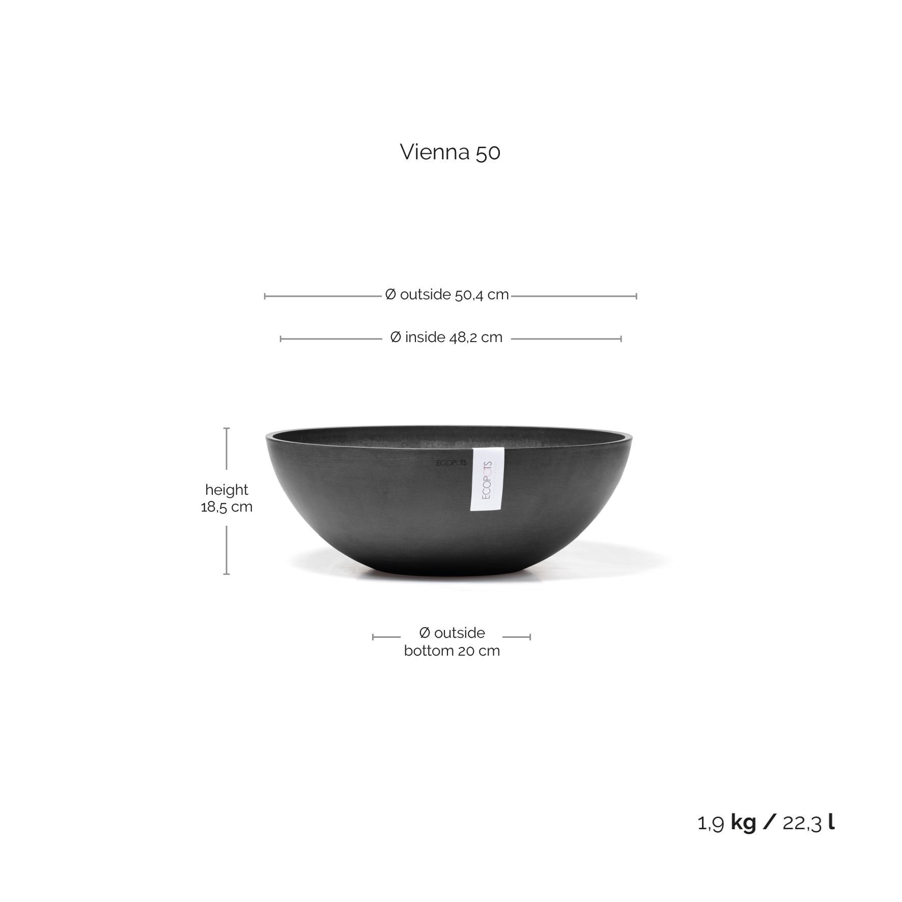 Ecopots-vienna-dark-grey-50-cm-H-18cm