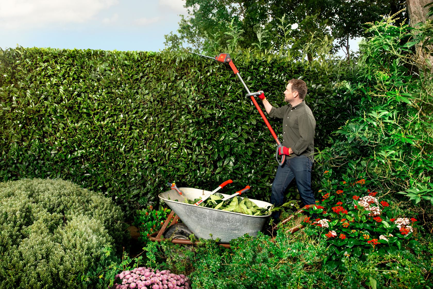 WOLF-Garten E-Multistar hedge trimmer - 400mm cutting width - E-MS accessories