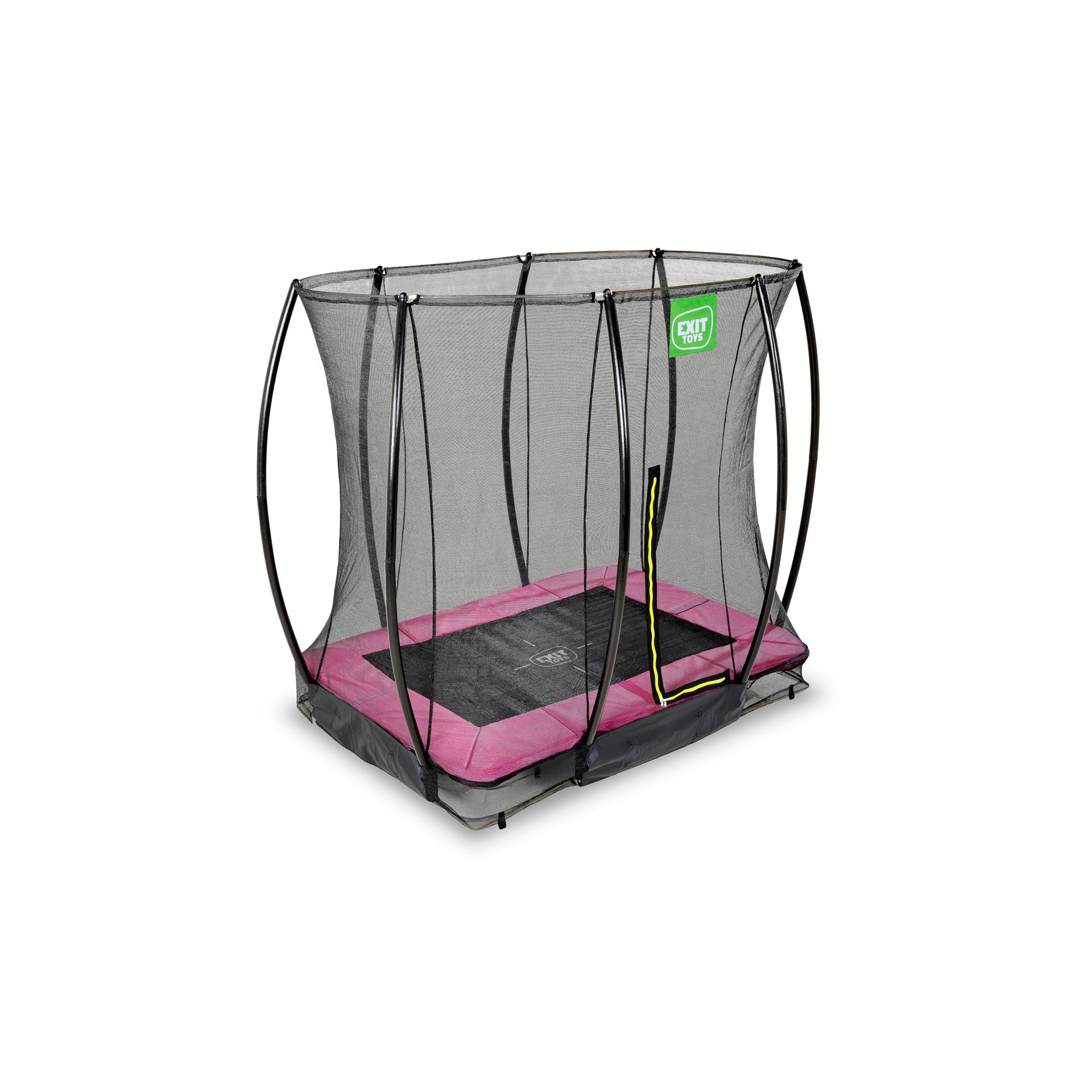 EXIT-Silhouette-inground-trampoline-153x214cm-met-veiligheidsnet-roze
