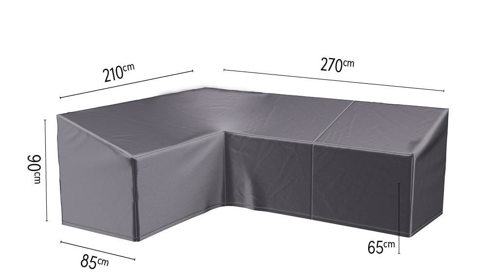 aerocover-loungesethoes-L-links-270x210x85xH65-90-HB-antraciet