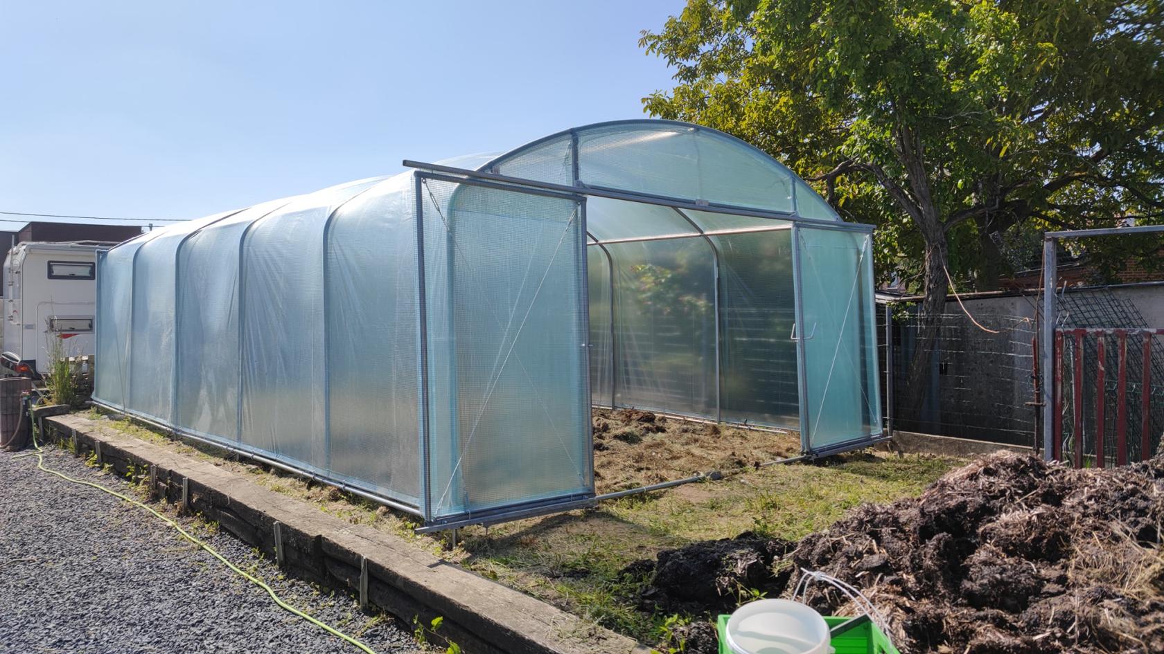 Filclair Elegant Tunnel Greenhouse - 4.20 x 7.50 m - 31.5 m²