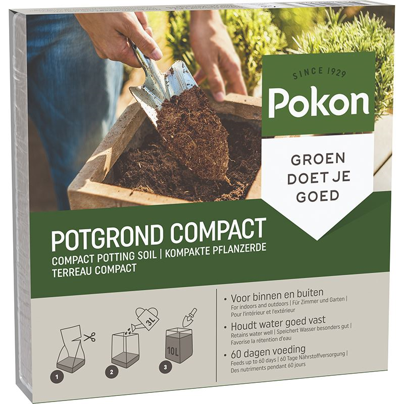 Pokon kokospotgrond voor binnen en buiten - 10l