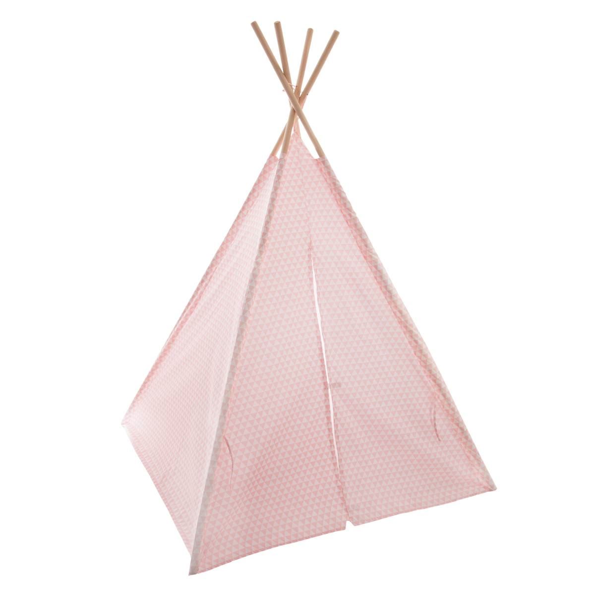 Kindertipi-120x120x160cm-roze-