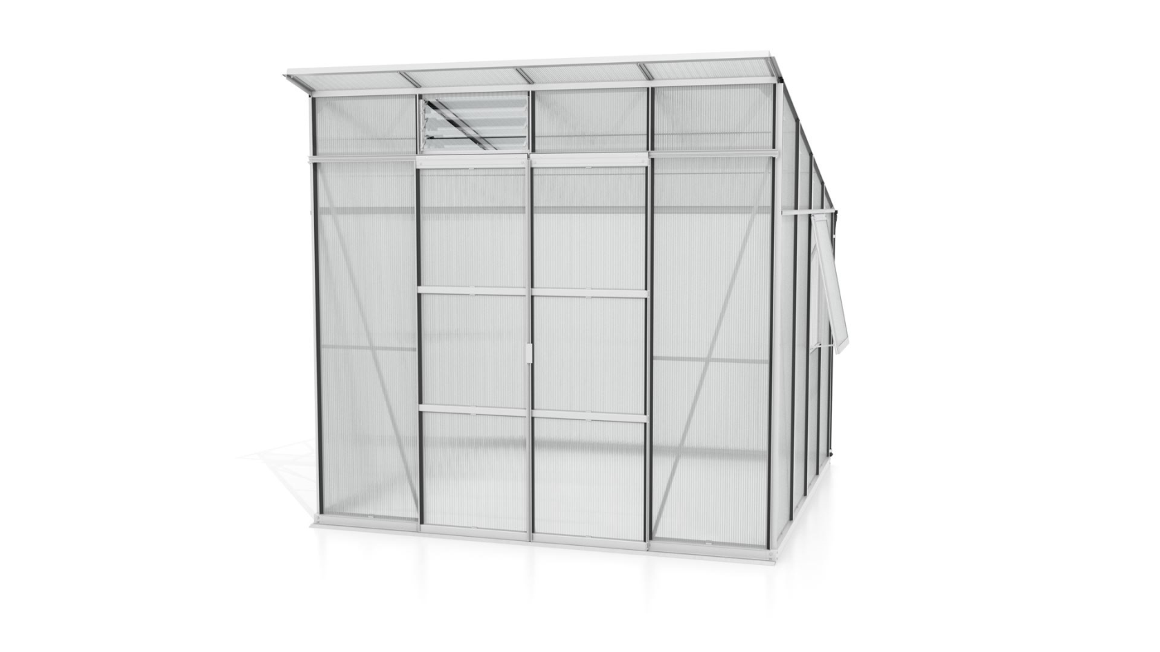 Vitavia Playa serre - 7,6m² - met 6 mm polycarbonaat - Aluminium