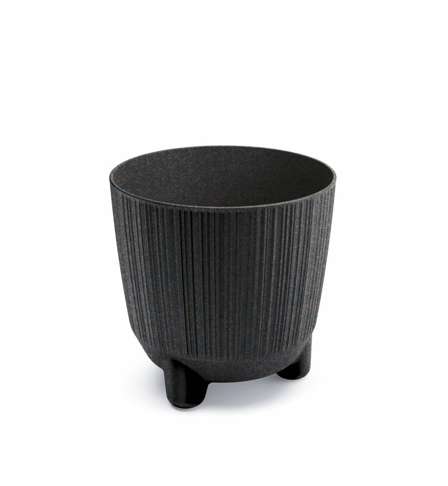 Prosperplast Ryfo N Eco Wood Bloempot - 12,6 cm - Eco Koffie