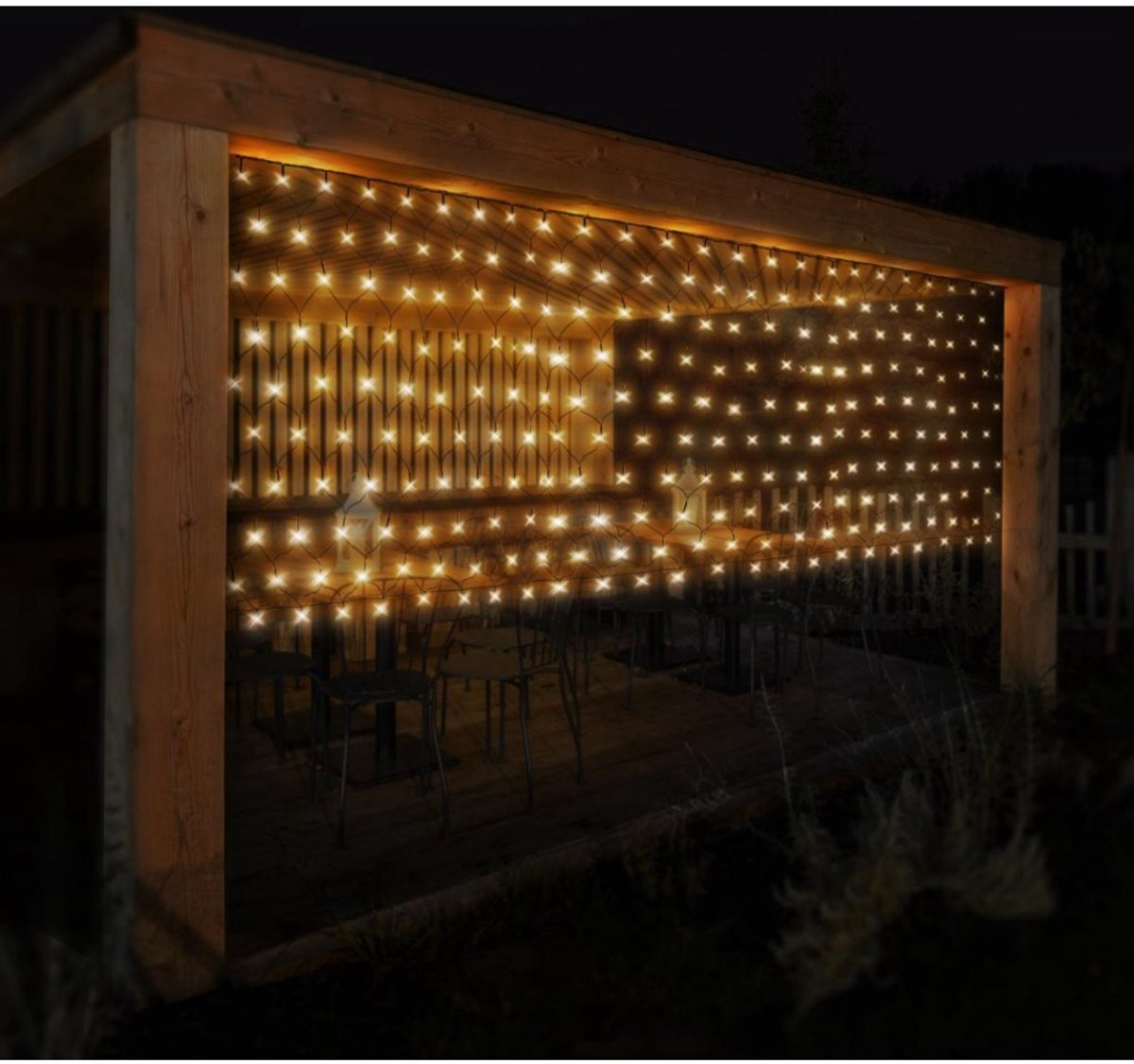 Collection Anna Éclairage public LED - Éclairage public extérieur - 320 LED - Blanc chaud - IP44