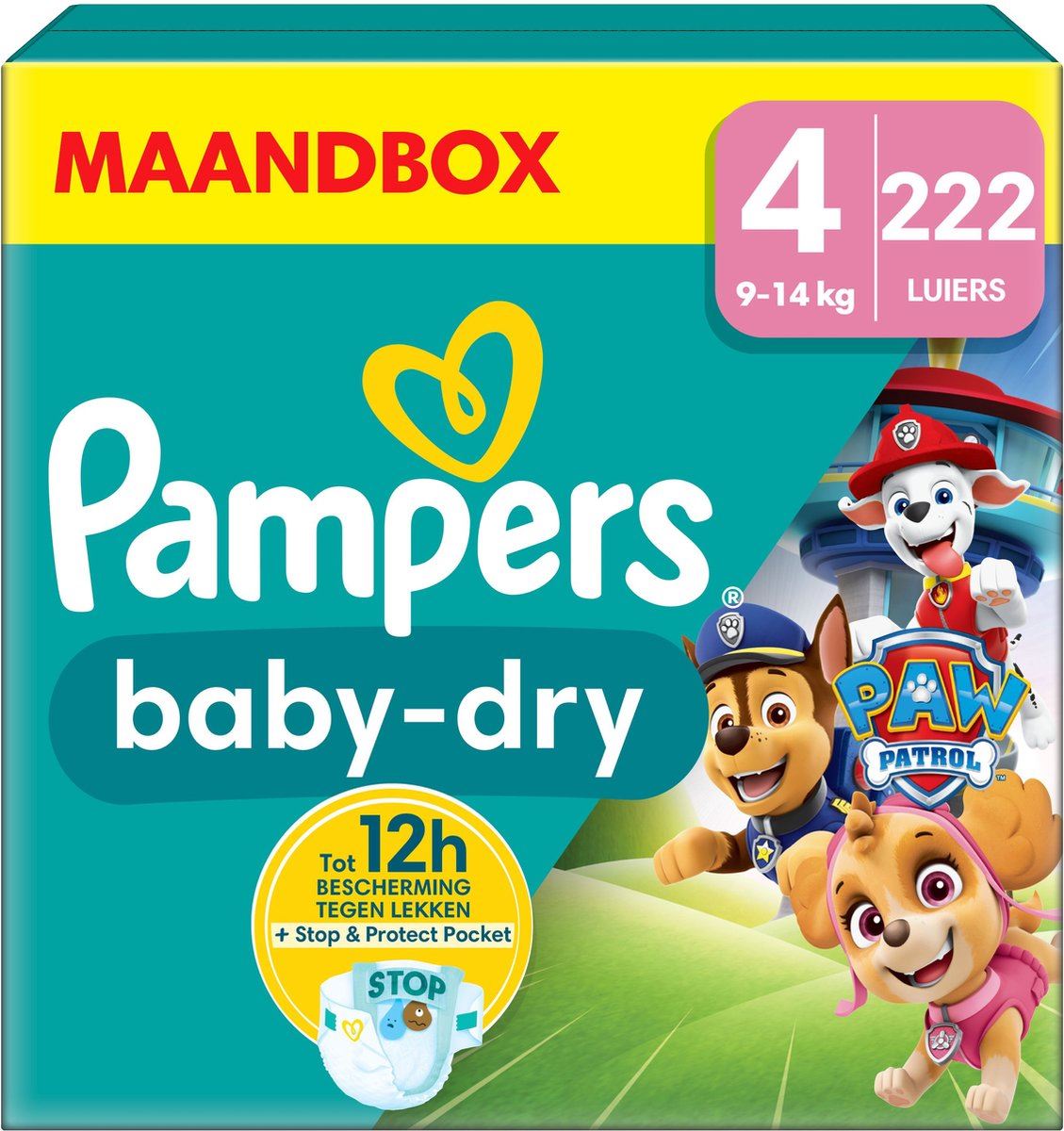 Pampers-Baby-Dry-Paw-Patrol-Maat-4-222-luiers-9-14-KG-
