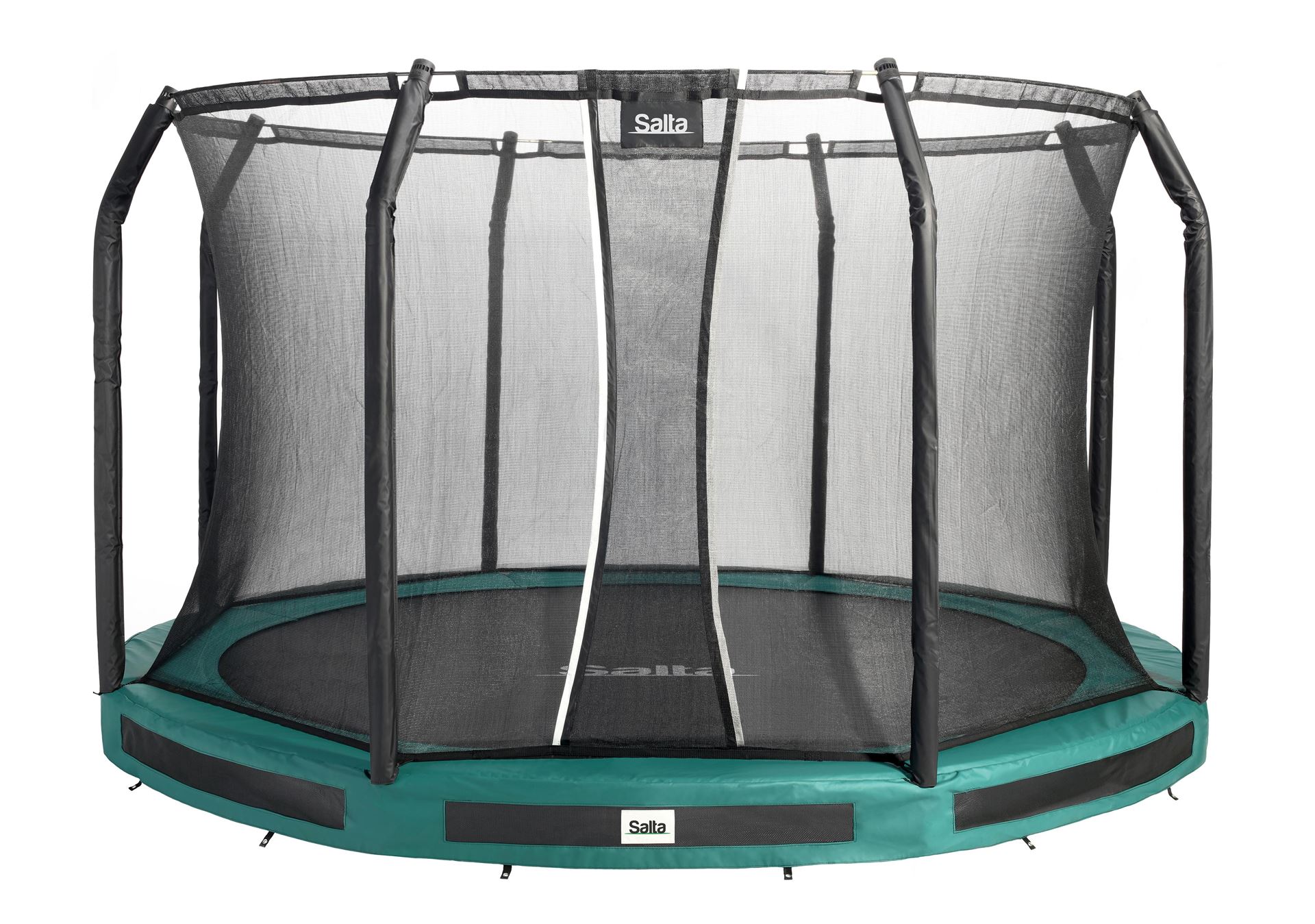 Salta Premium Ground trampoline - Ø366cm - Rond groen