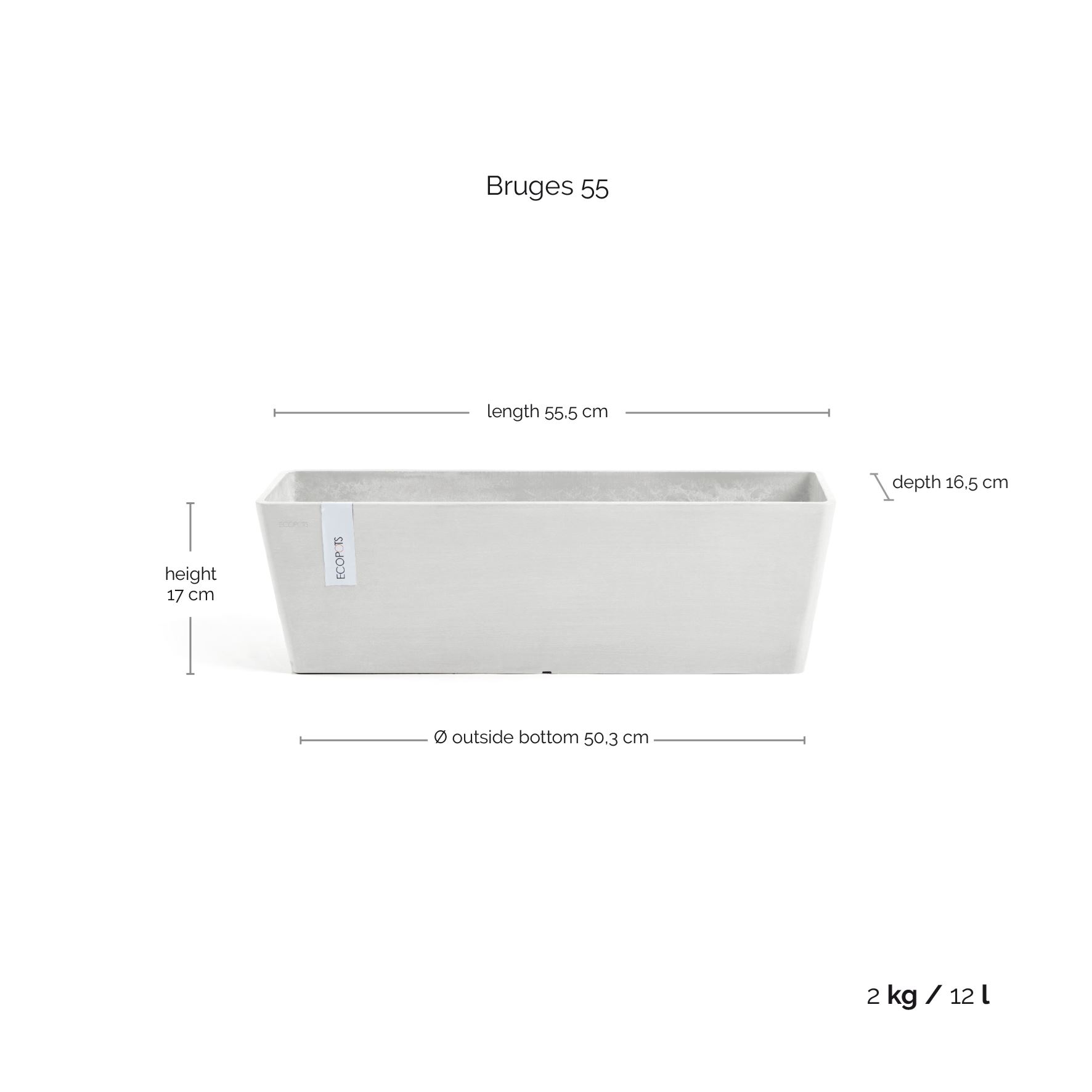 ecopots-Bruges-Pure-White-LBH-55x17x17-cm