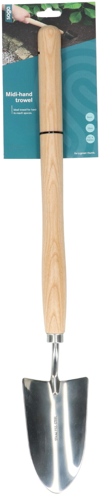 SOGO Plantschep lange steel roestvrijstaal