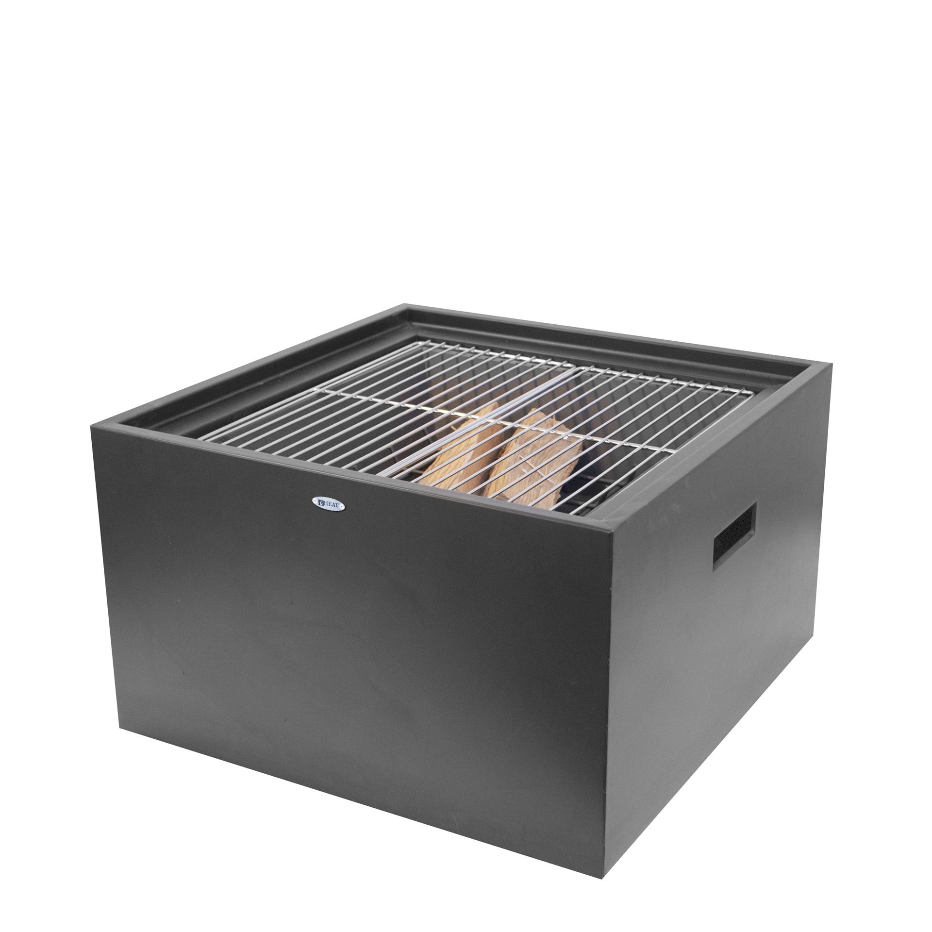 HEAT-3-in-1-Metal-Fire-basket-Barbecue-Side-table-