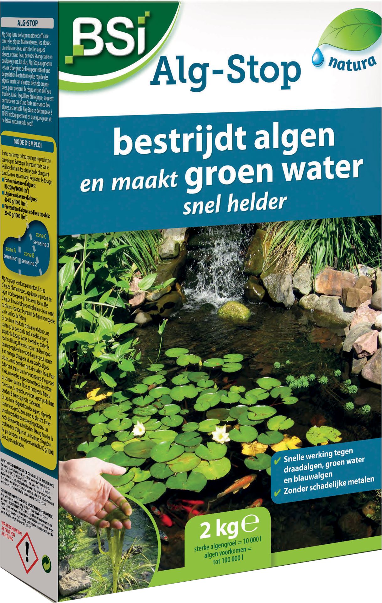 Alg-stop-XL-2kg-Maakt-vijverwater-helder-in-enkele-dagen