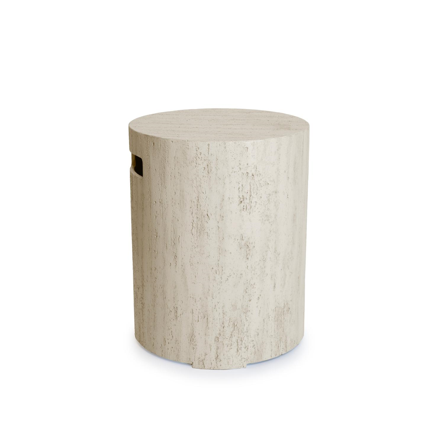 Happy Cocooning  gasfles cover rond travertine -  Ø 40x55cm