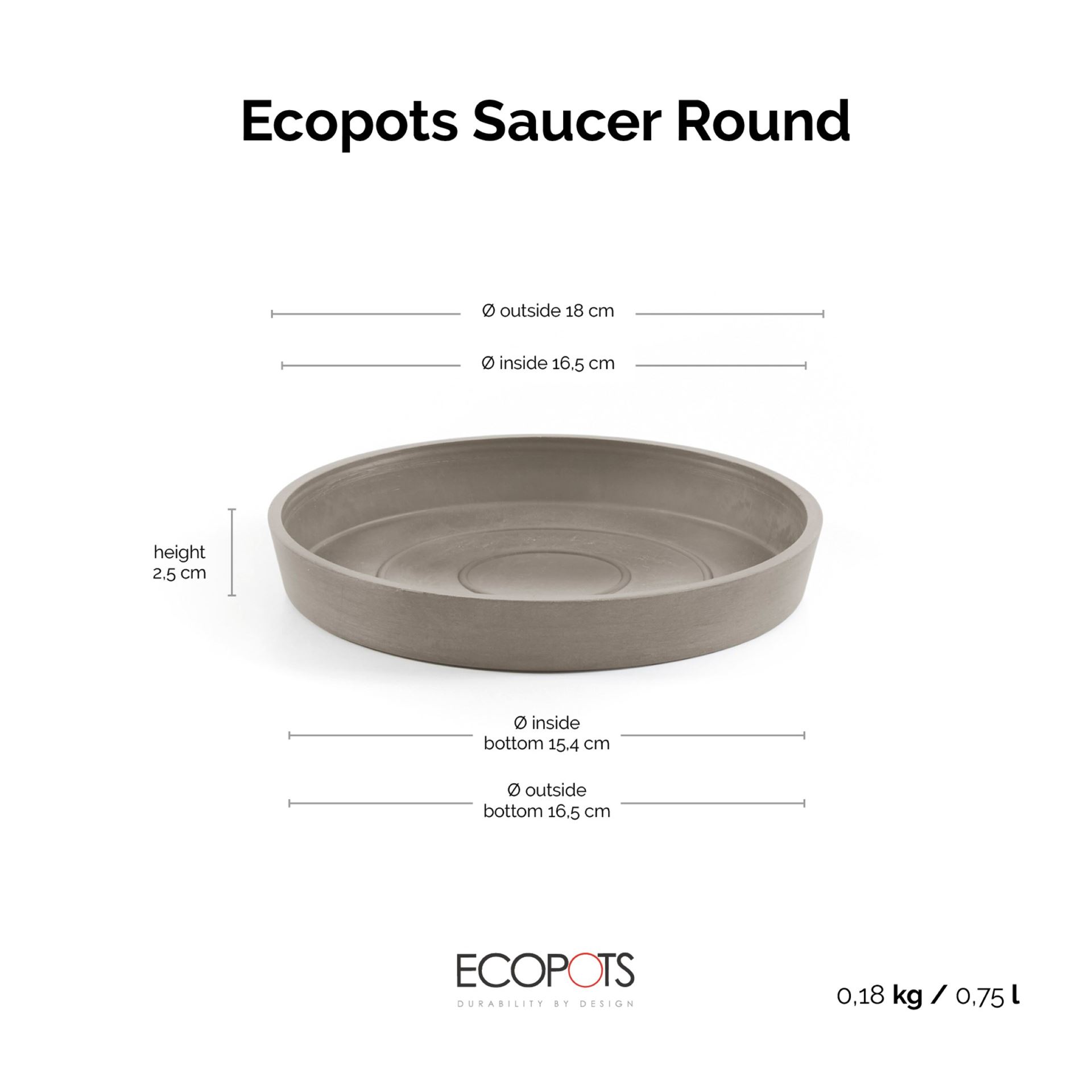 Ecopots-onderschotel-rond-taupe-20-cm-H2-5-cm