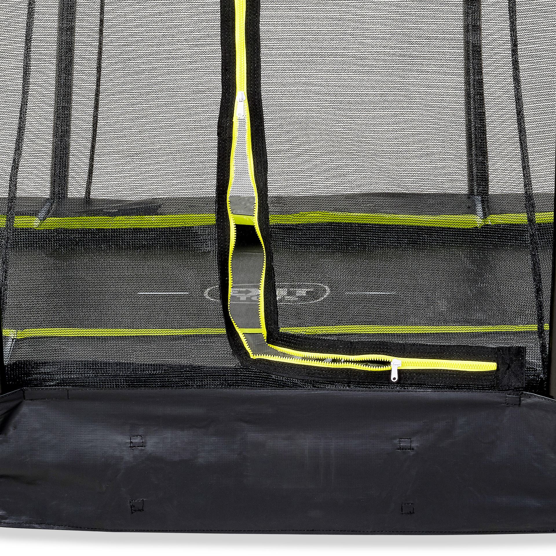 EXIT-Silhouette-inground-trampoline-183cm-met-veiligheidsnet-zwart