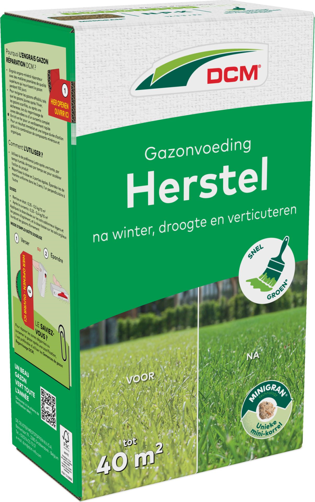 DCM Gazonvoeding Herstel 1,5kg (40m²)