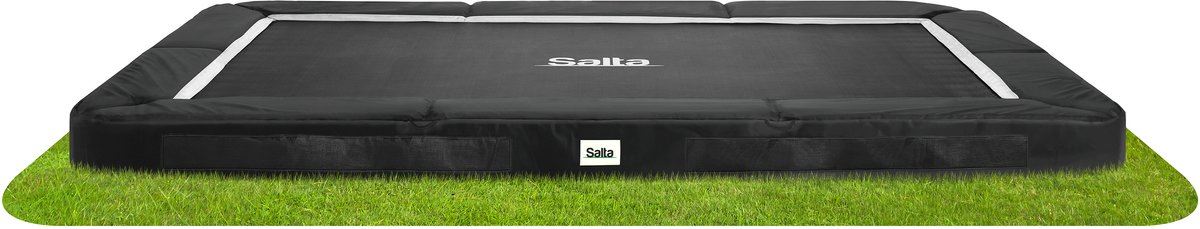 Salta Premium Ground 366 cm x 244 cm Sports - Inbouw trampoline - Zwart - Exclusief veiligheidsnet