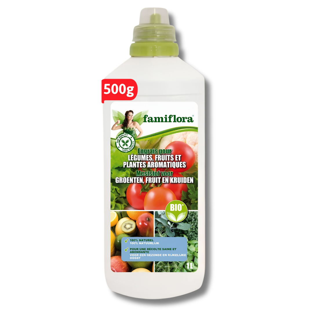 Famiflora fertilizer for vegetables, fruits and herbs - 1L - organic