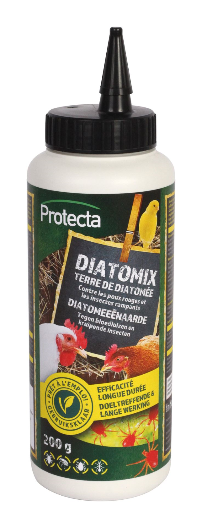Protecta Diatomix Chicken Coops - 200 g - Ready to use - Dusting powder