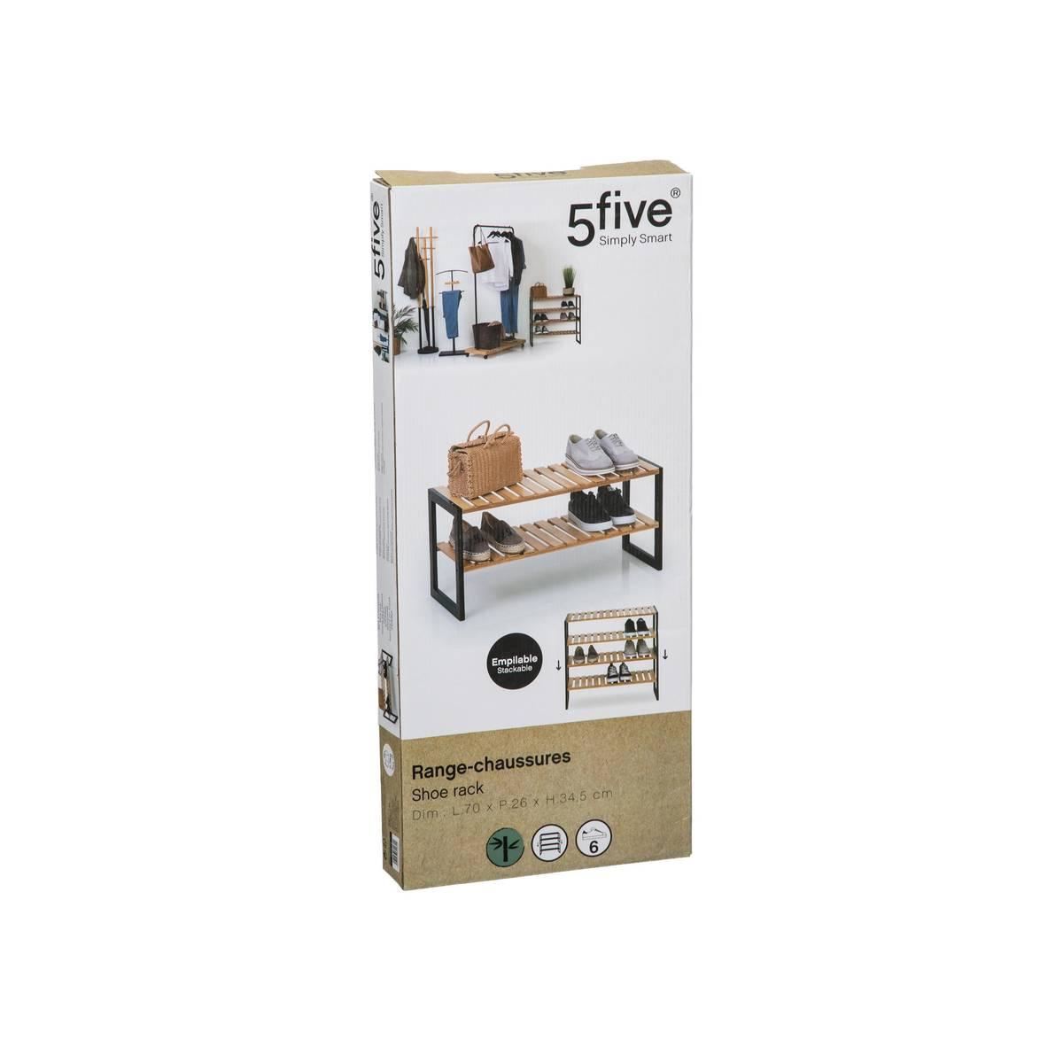 Schoenrek-2-niveau-bambou-70x26x34cm-metaal-hout