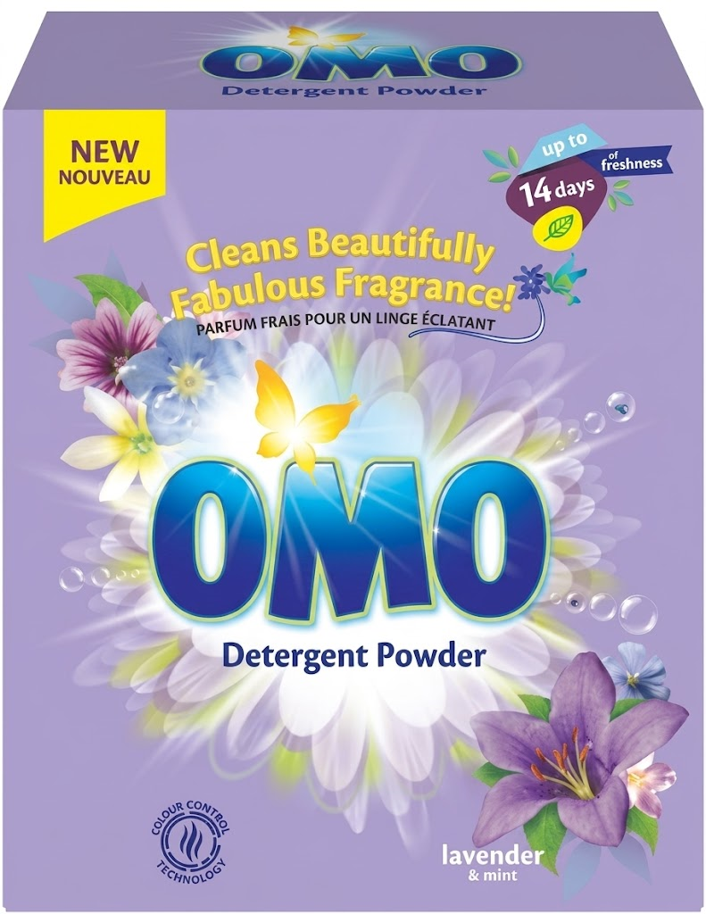 OMO Lavender Laundry Detergent - 100 Washes - 5 kg - All-Purpose