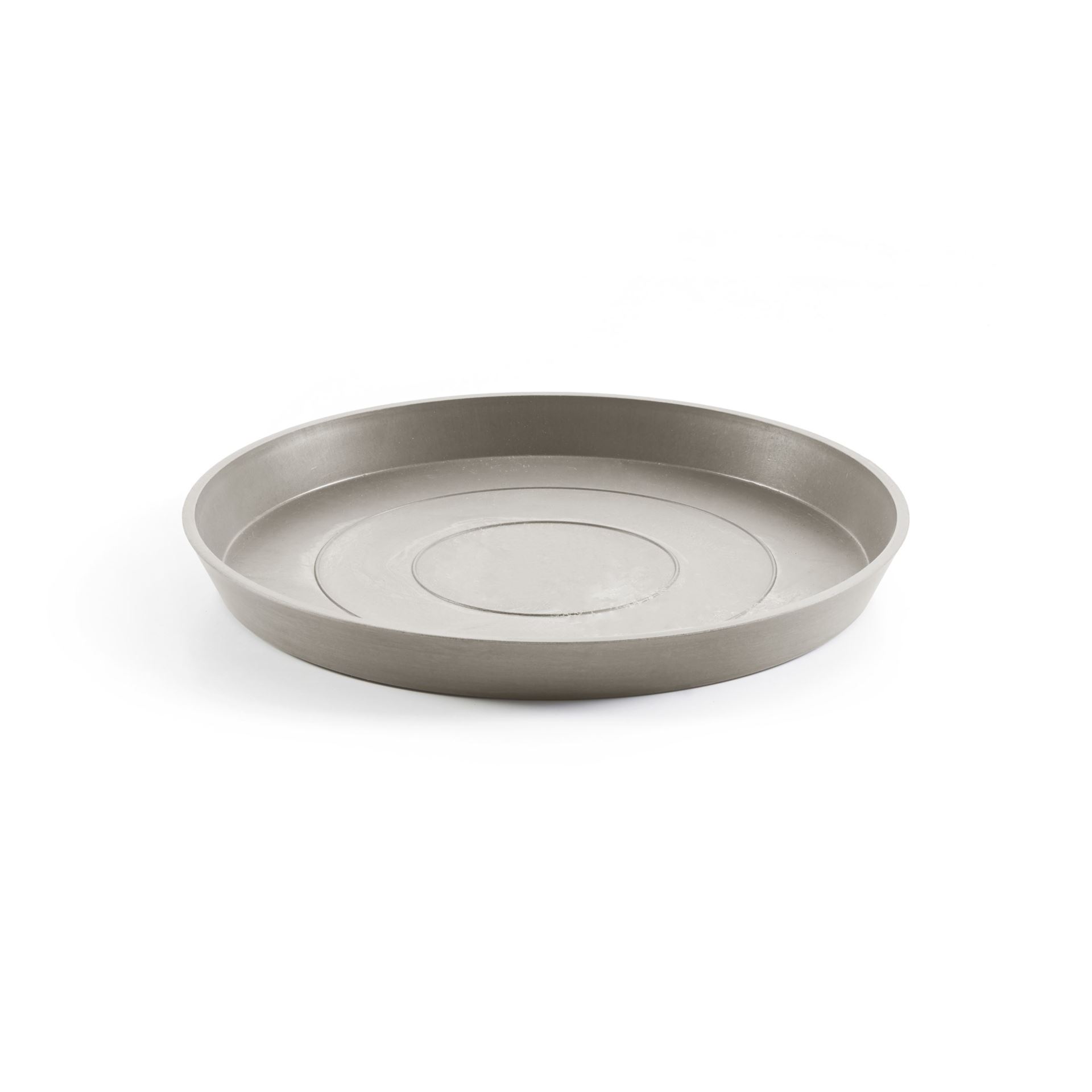 Ecopots Saucer Round - Taupe - Ø44,5 x H3,5 cm - Ronde taupe onderschotel met waterreservoir