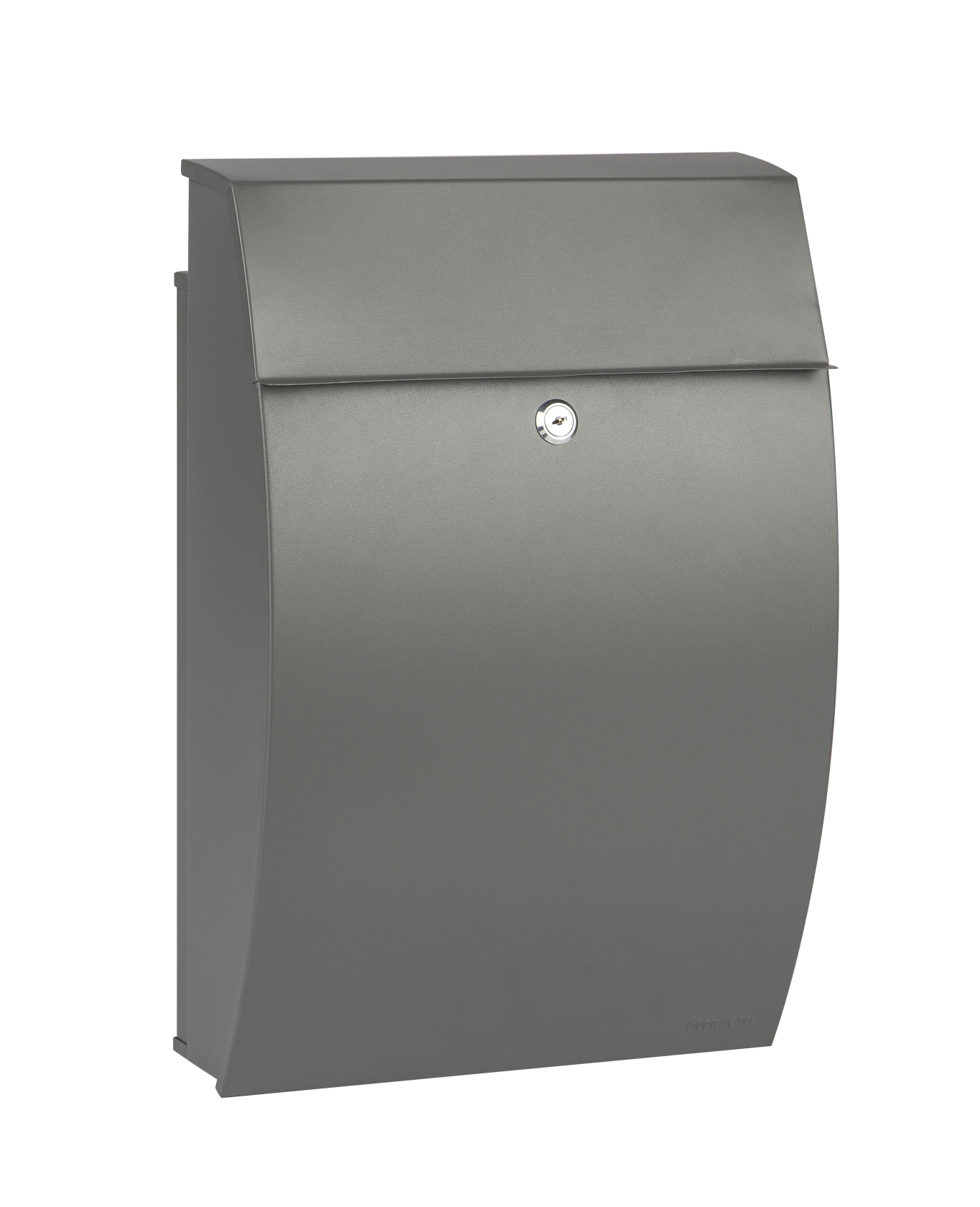 Practo Garden vancouver matte gray - Letterbox in matte gray - 15x32x48cm - Pantone 425C