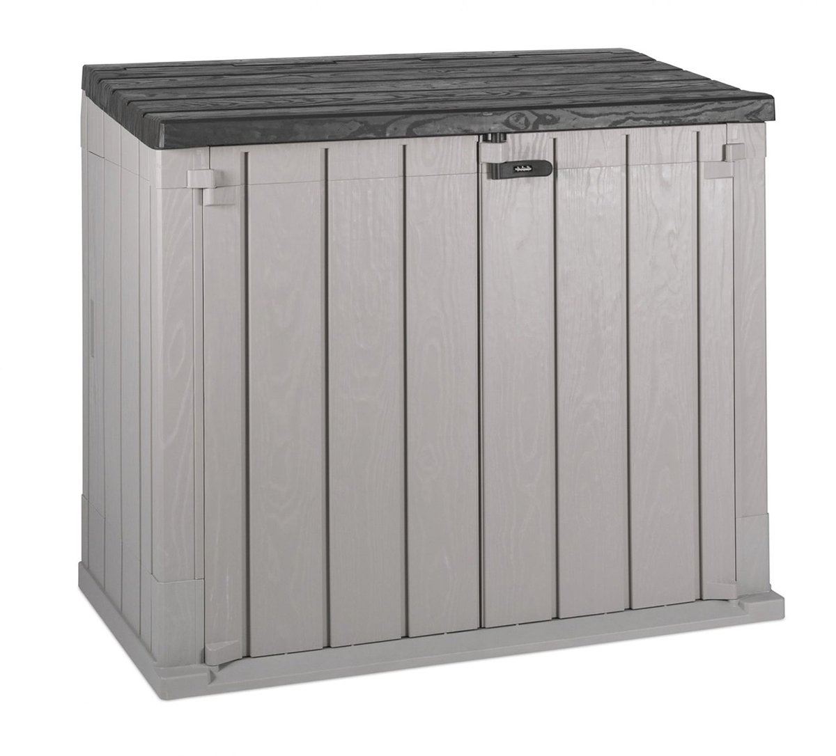 Kussenbox-Stora-Way-842L-Taupe-grijs-Donker-antraciet-Binnenmaat-113-4-x-63-4-x-95-4-Buitenmaat