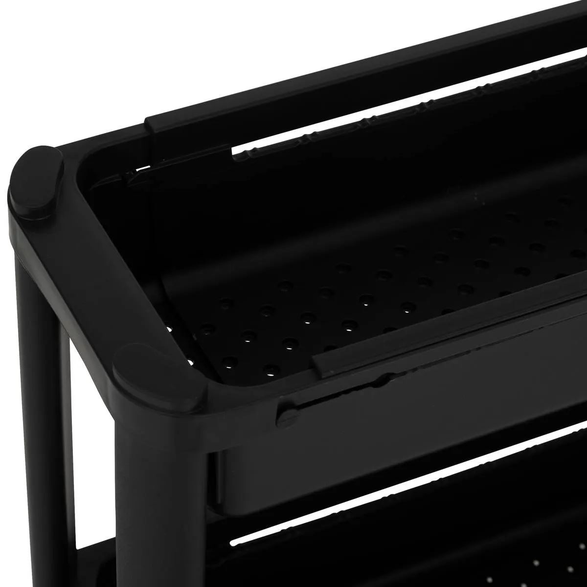 Zwarte-4-laags-uitschuifbare-PP-trolley
