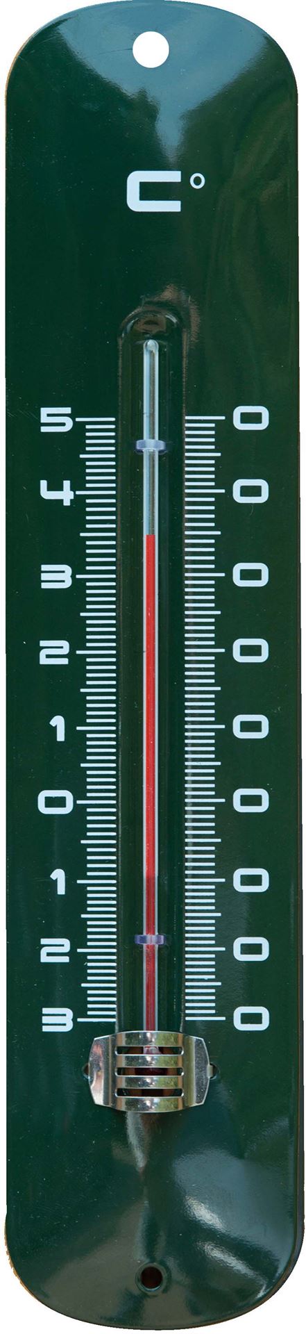 Muurthermometer-metaal-groen-30x6-5x1cm