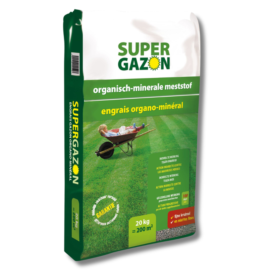 BSI gazonmeststof 20 kg voor 200m² - Super Gazon 3-in-1