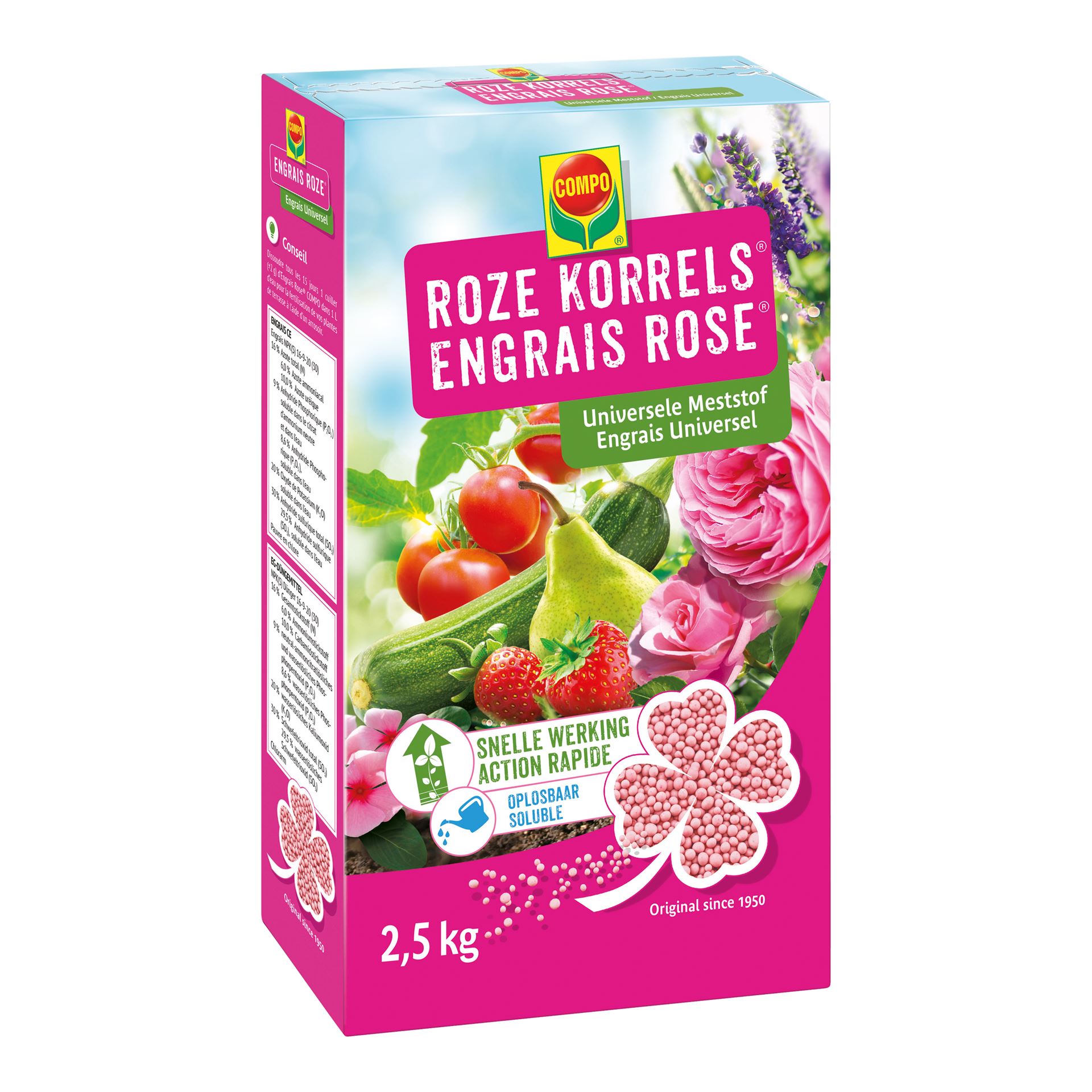 Compo-roze-korrels-2-5kg