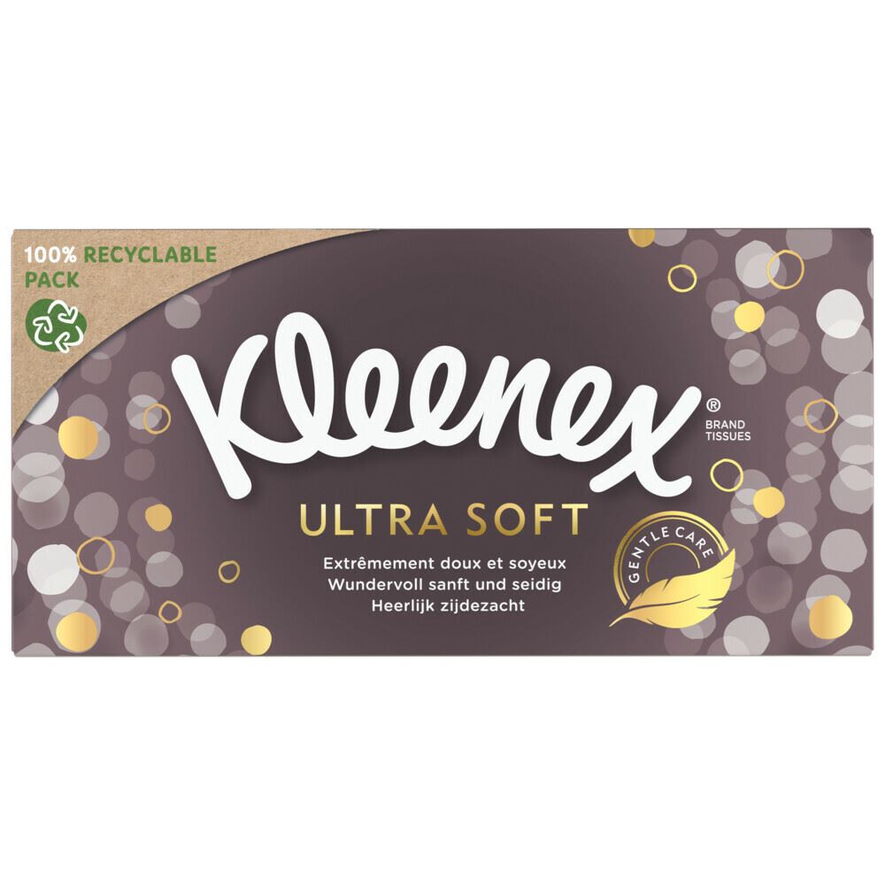 Kleenex-Ultra-Soft-zakdoeken-3-lagen-64-stuks