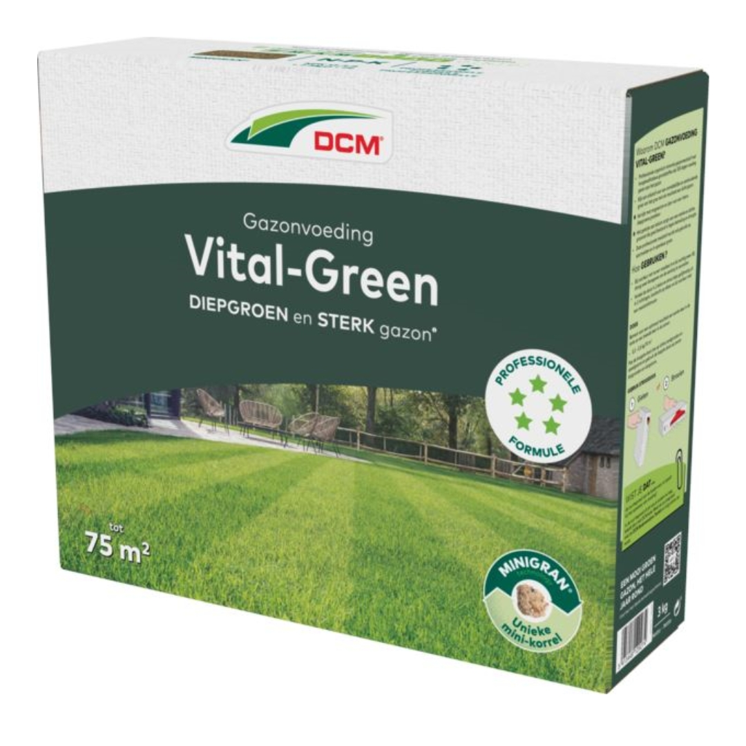 Engrais pour gazon DCM 3kg pour 75m² - Vital Green