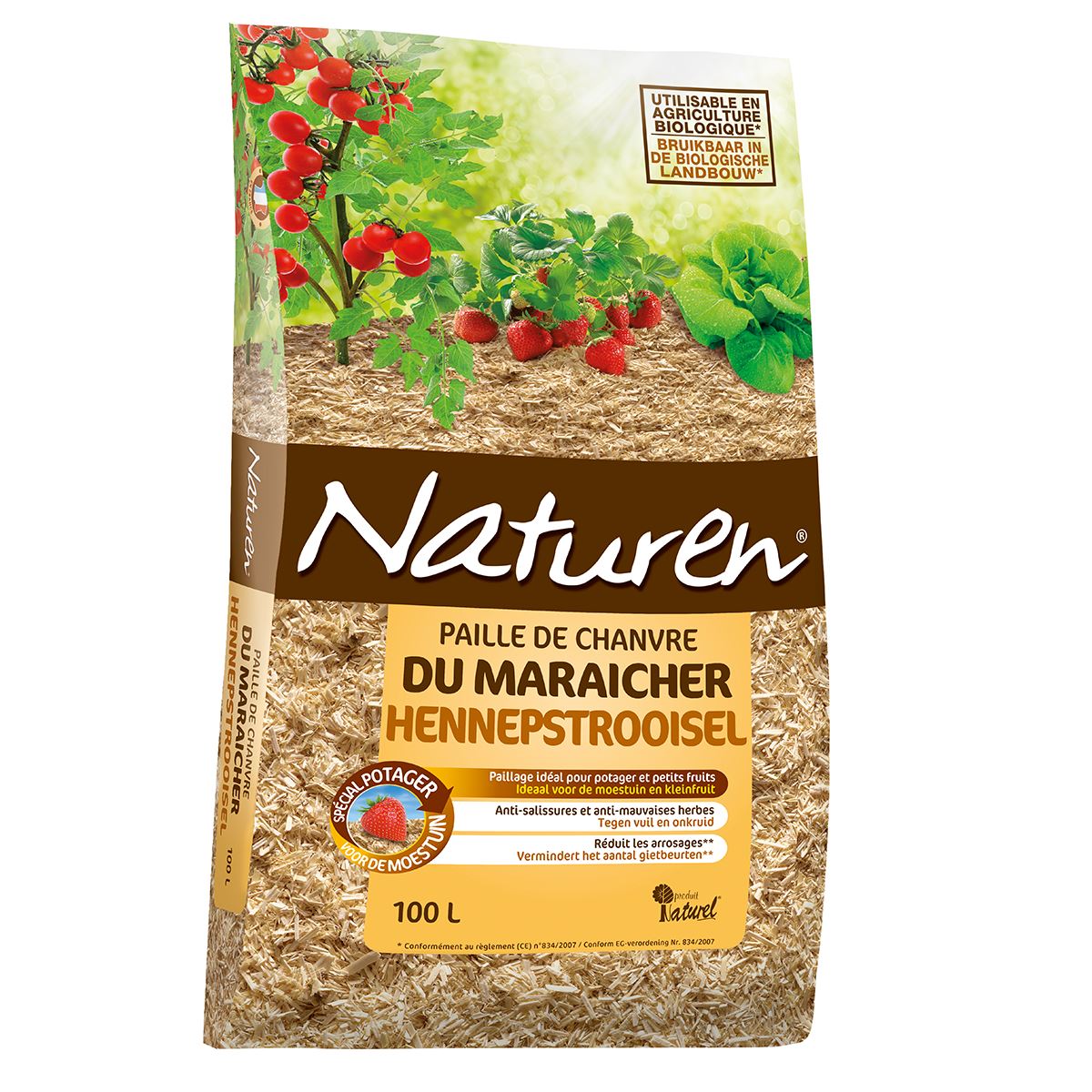 Naturen-Hennepstrooisel-100L