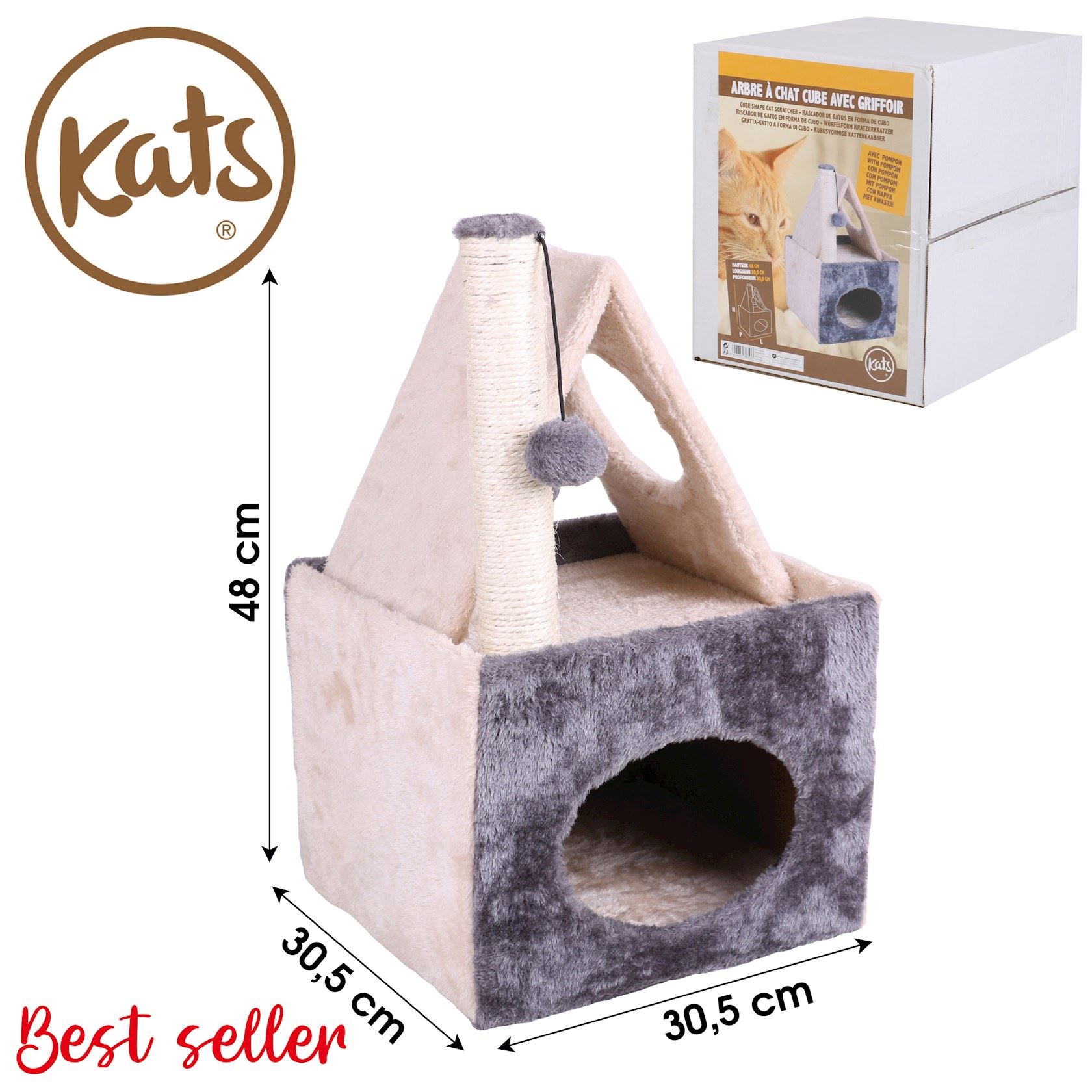 Kats-kattenboom-kubus-30-5xh48cm