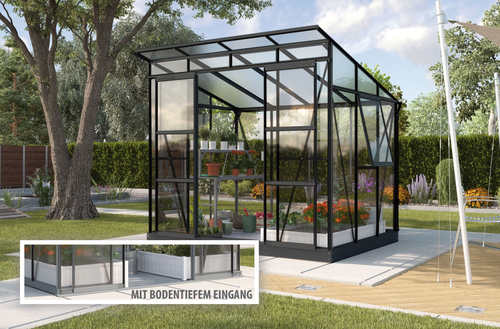 Vitavia Playa serre - 5,9m² - Zwart