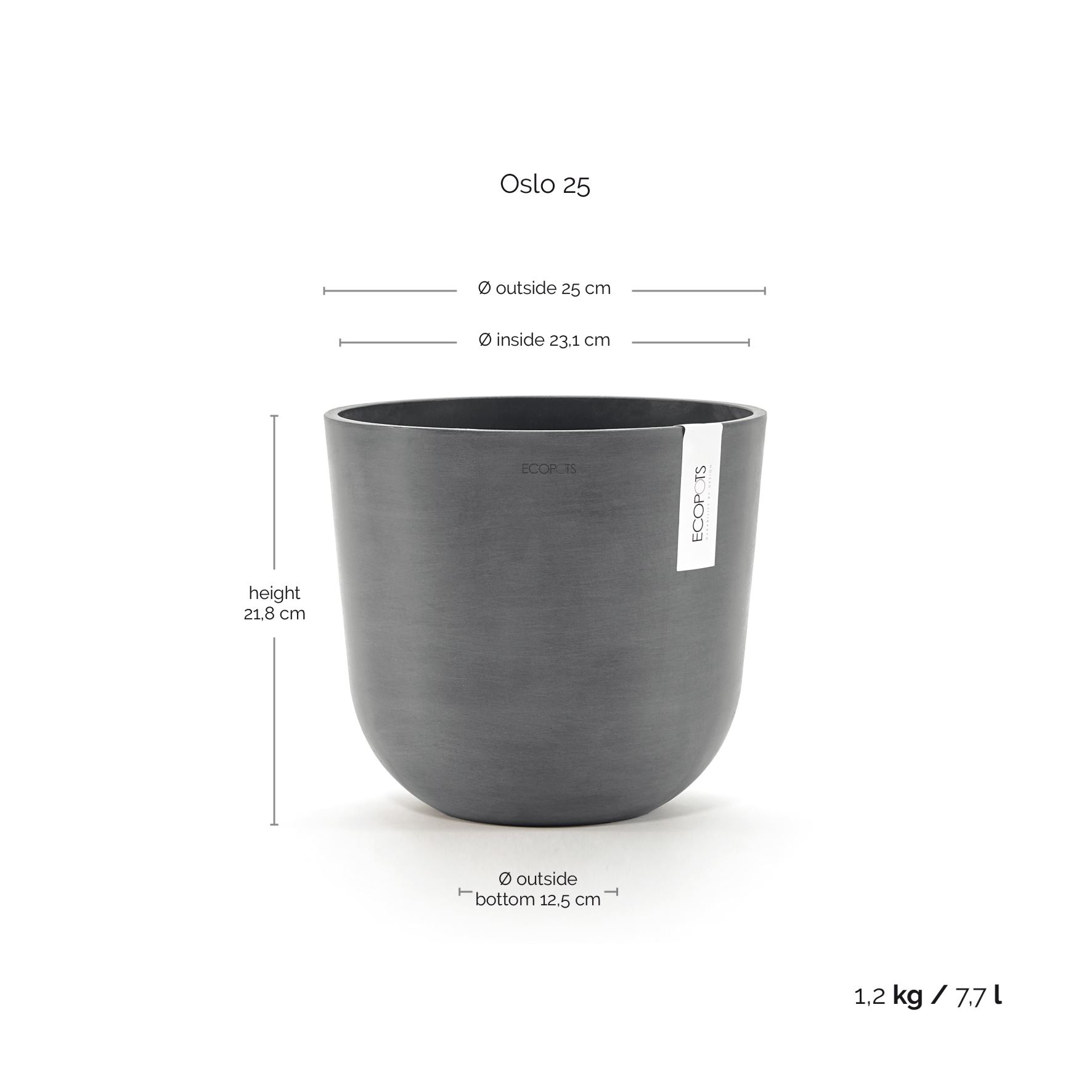 Ecopots-oslo-grey-25-cm-H21-8-cm