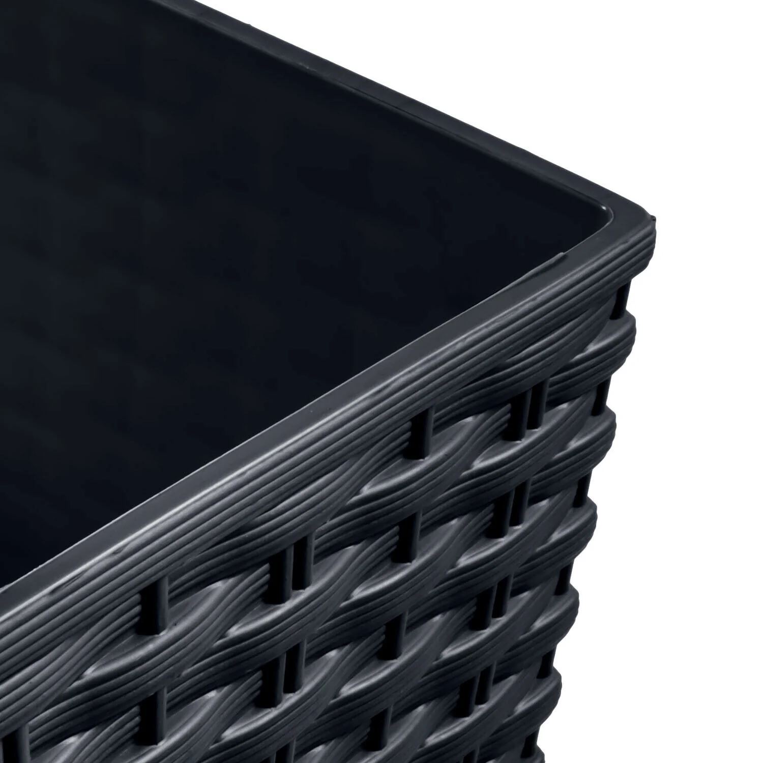Flower-pot-RATO-SQUARE-anthracite-40-x-40-x-75-cm