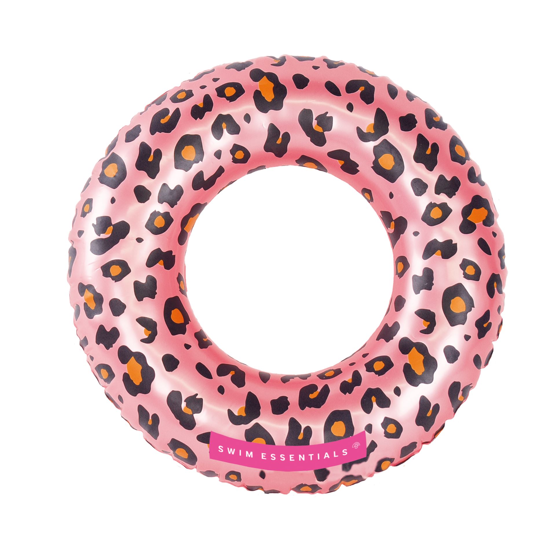 Swim Essentials inflatable swimming band Panther print - rose gold - Ø55 cm