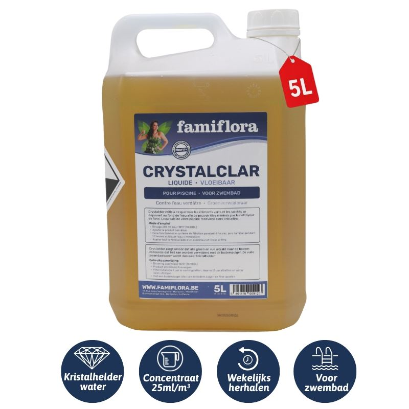 Famiflora Crystalclar liquid 5L - green remover