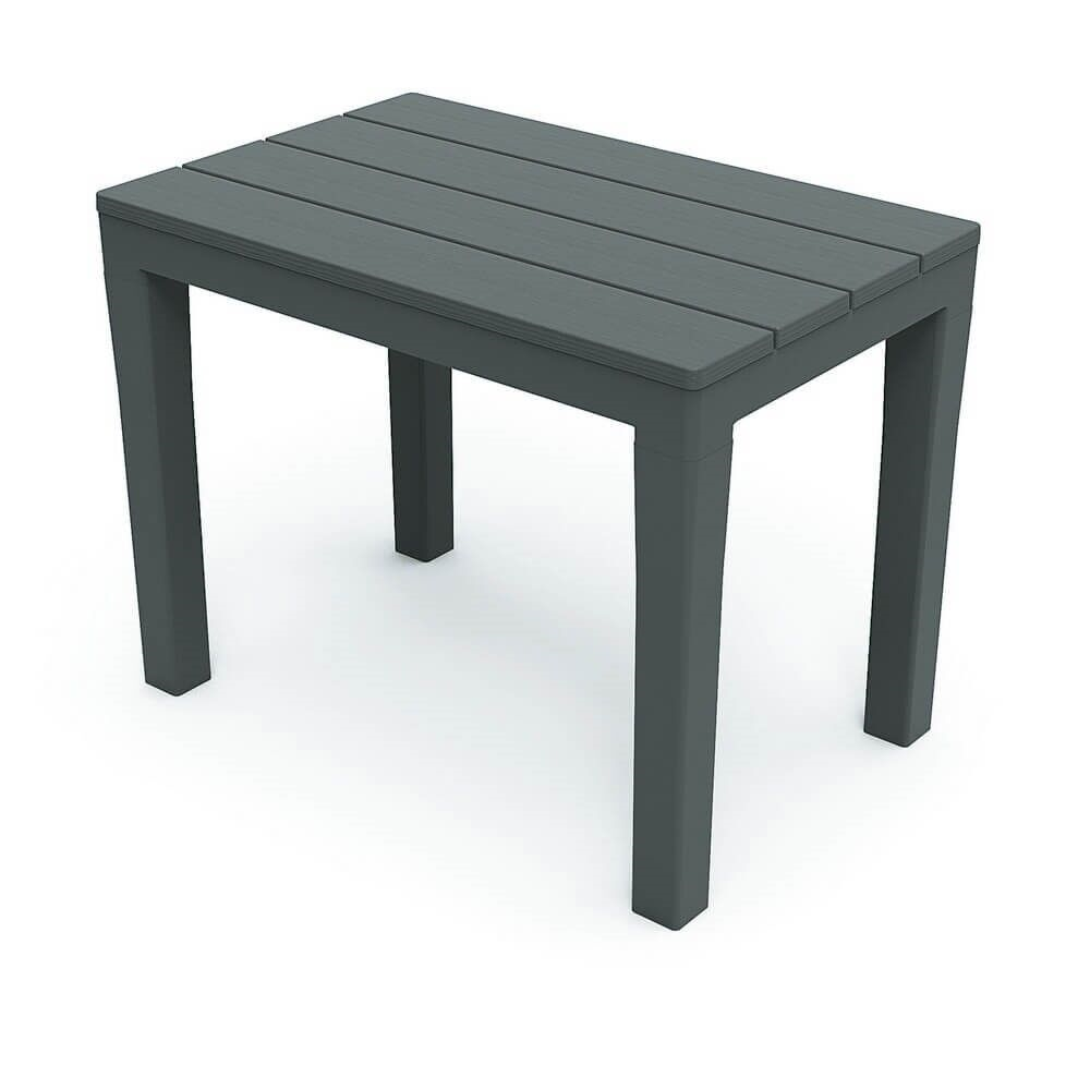 Pro Garden Timor Side Table - 60 x 39 x 45 cm - Anthracite - Max 100 kg