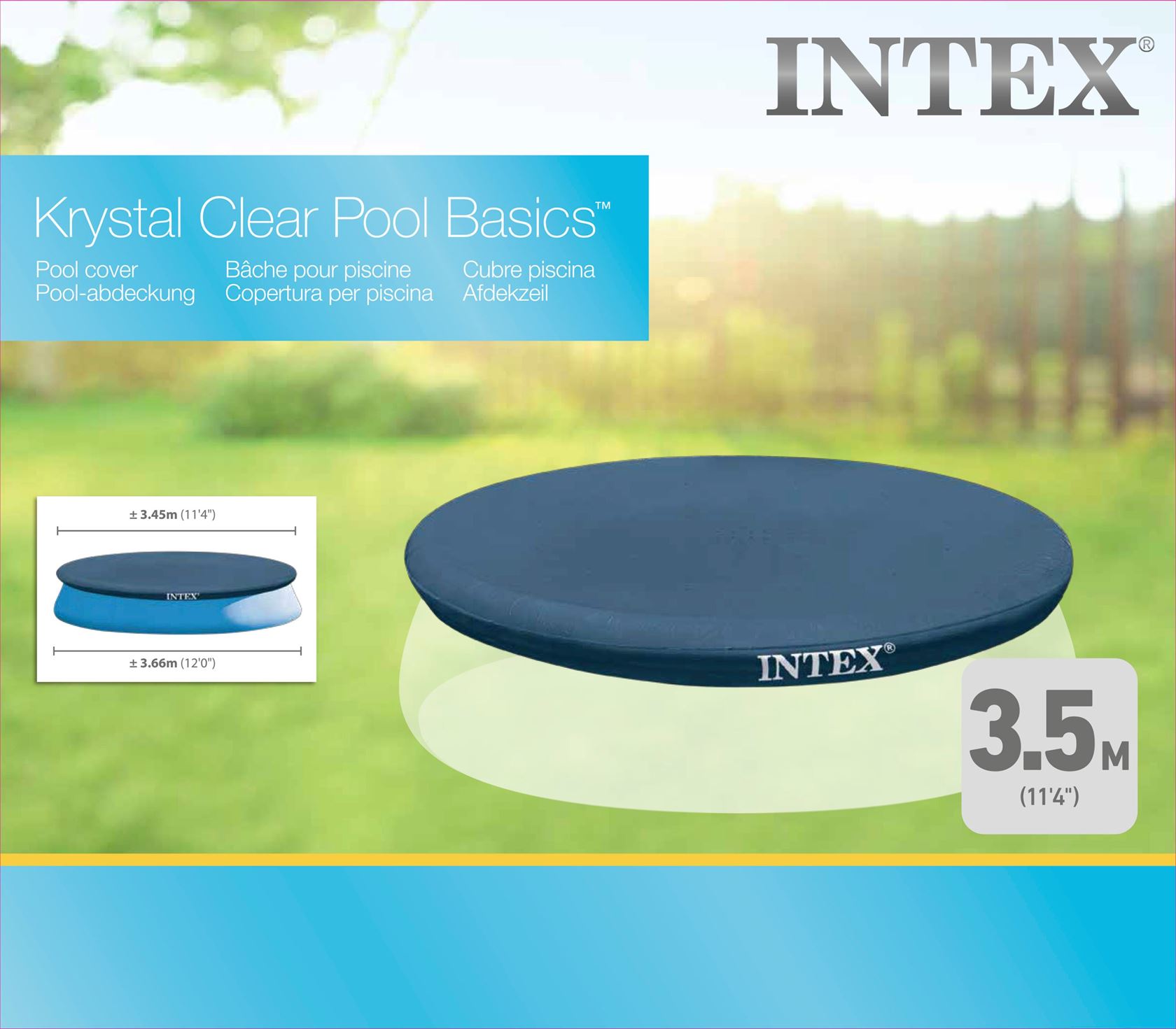 Intex afdekzeil - rond - Ø366 cm