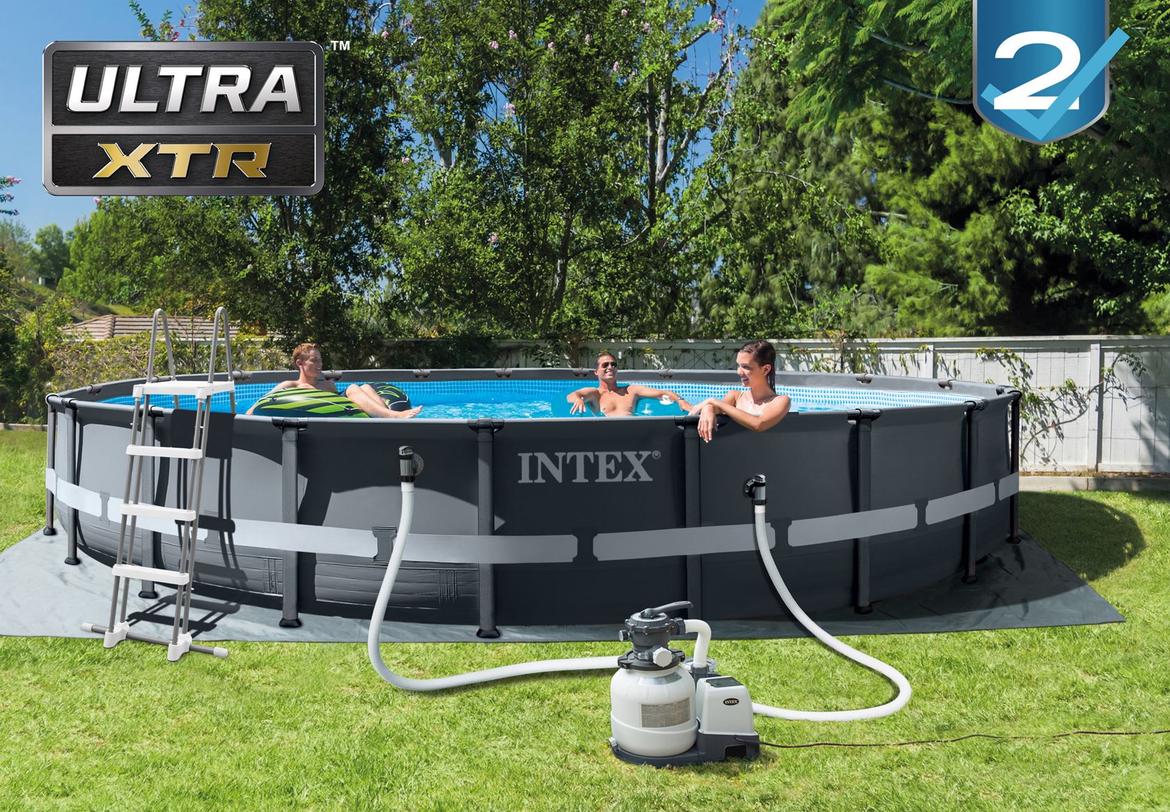 Intex Ultra XTR Frame Set piscine hors sol - ronde - Ø610 x H122 cm