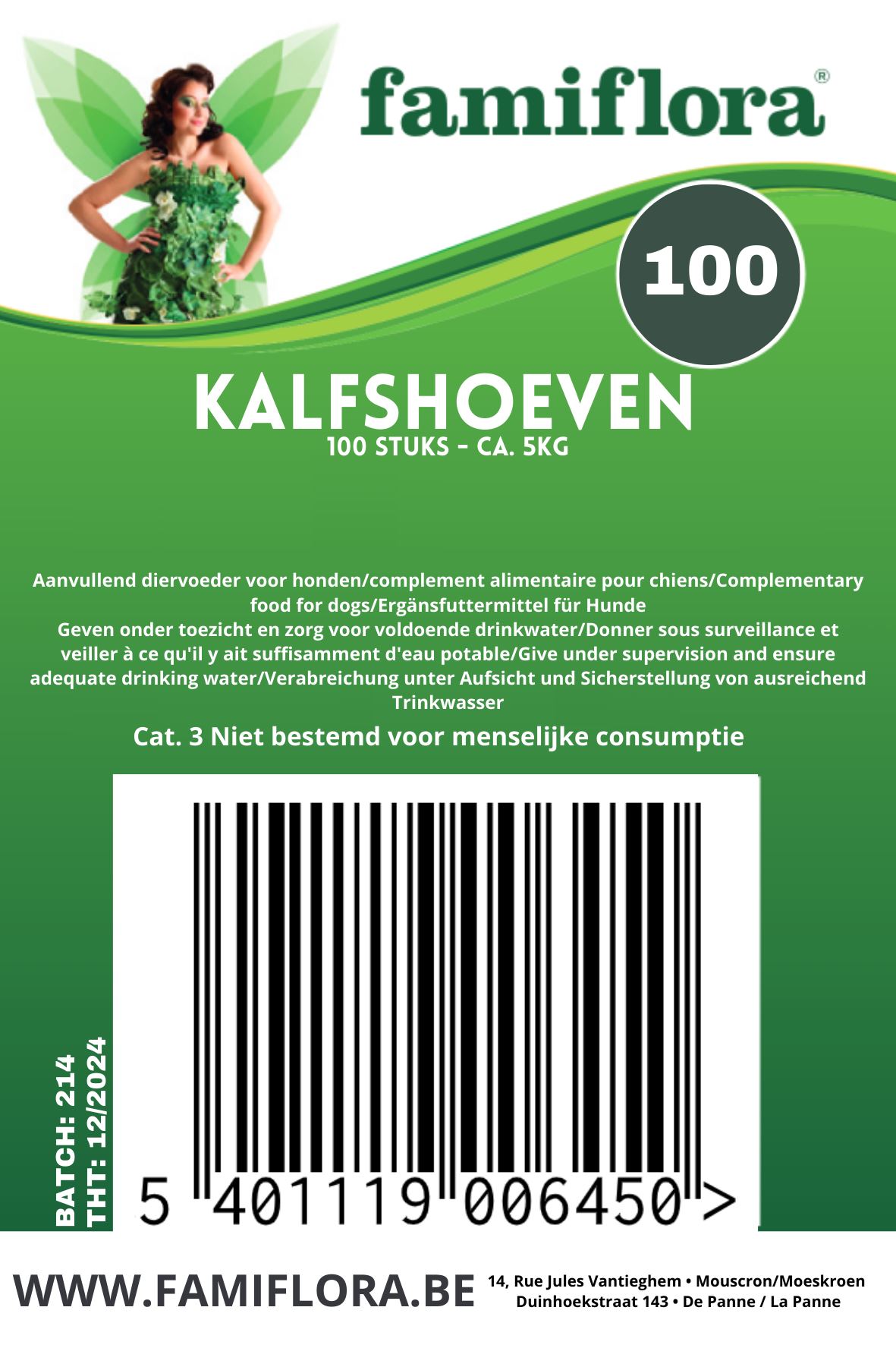 kalfhoefjes-zak-100-stuks