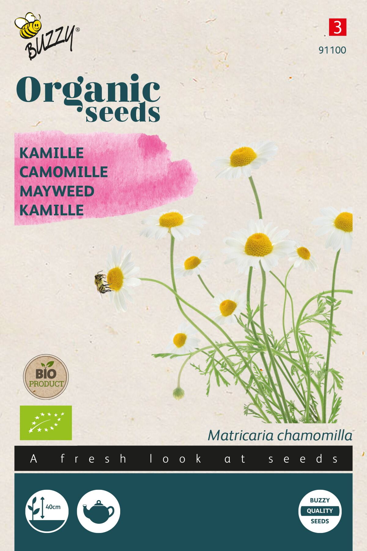 Buzzy® Bio Kamille zaden
