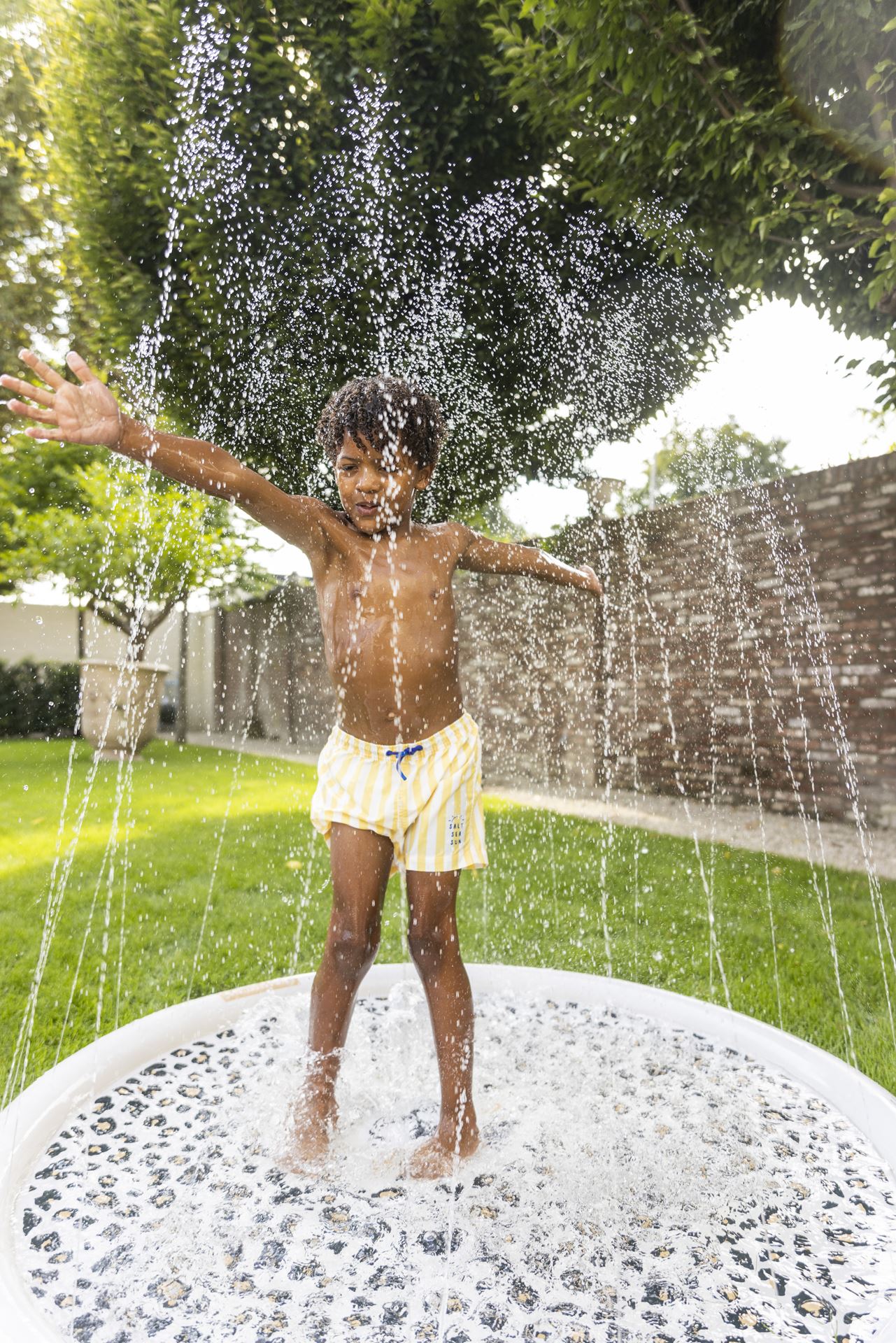 Sprinkler-mat-met-luipaarmotief