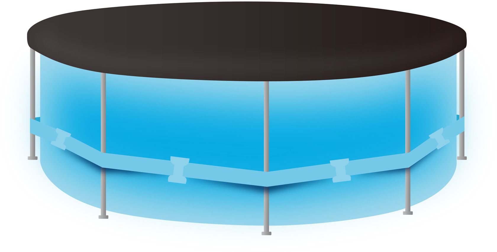 Didak tarpaulin - round - Ø360 cm