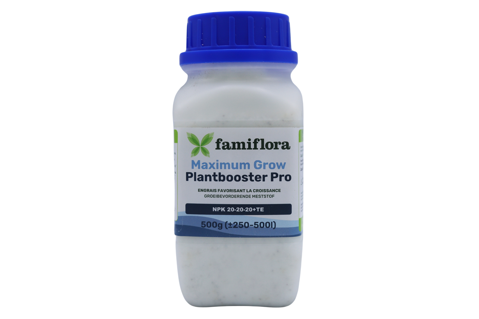 Famiflora Plantbooster Pro engrais 500g - pour plantes d'intérieur et d'extérieur et hydroponique/éoroponique